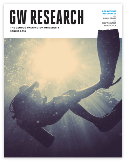 2016 Research Cover featuring diver